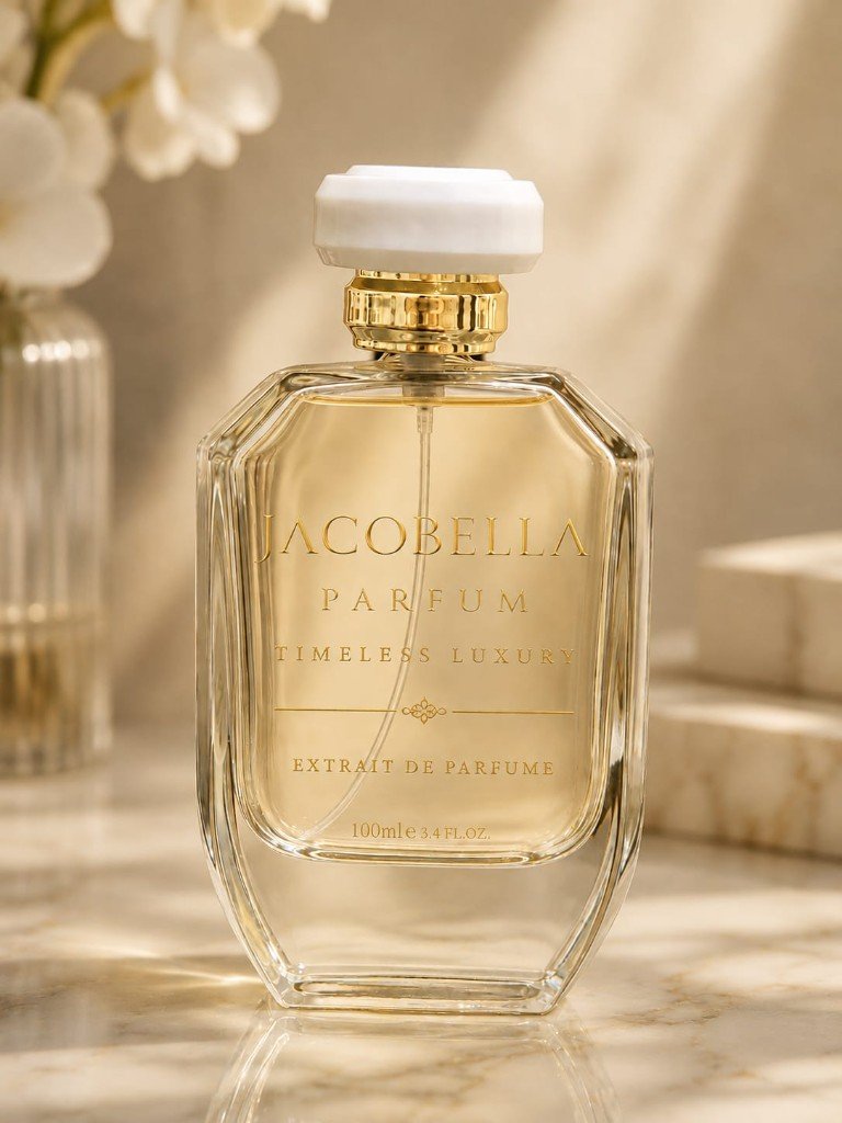 Jacobella unisex signature perfume bottle