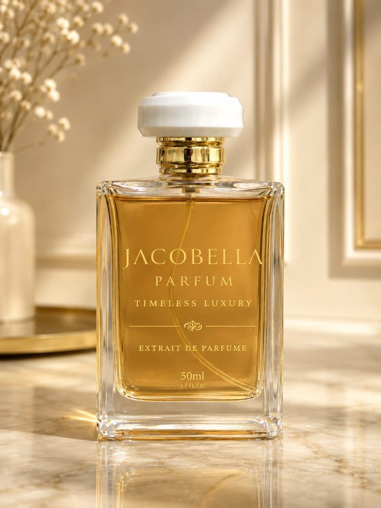 Jacobella men signature perfume bottle